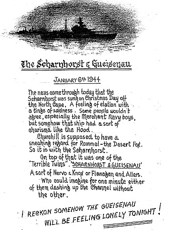 Maddocks on Scharnhorst and Gueisenau