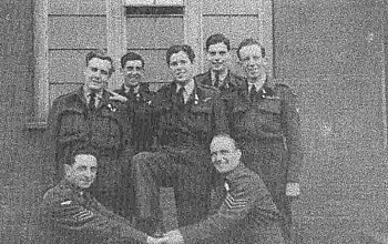 George Thomson with crew;
